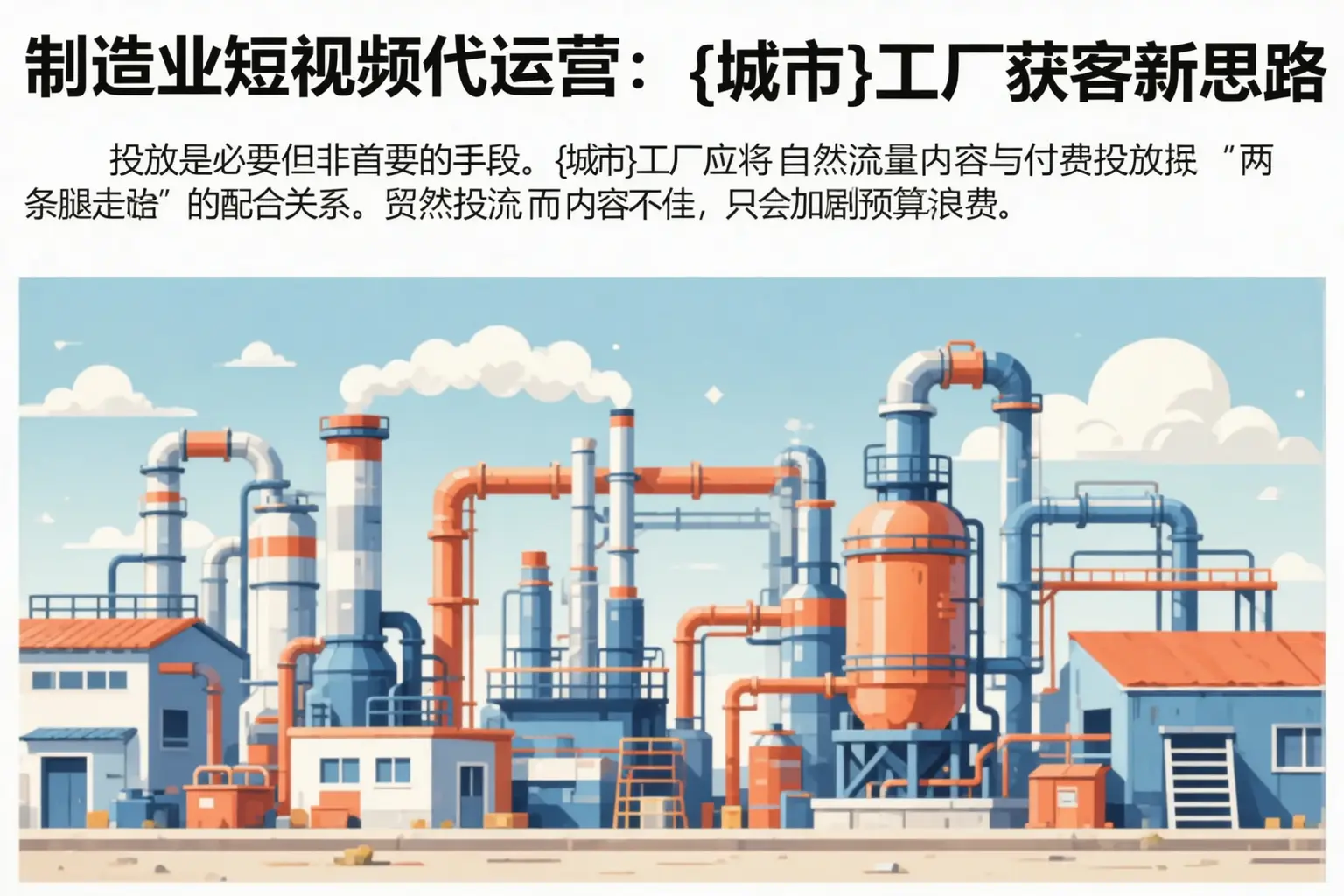 制造业短视频代运营：利通工厂获客新思路